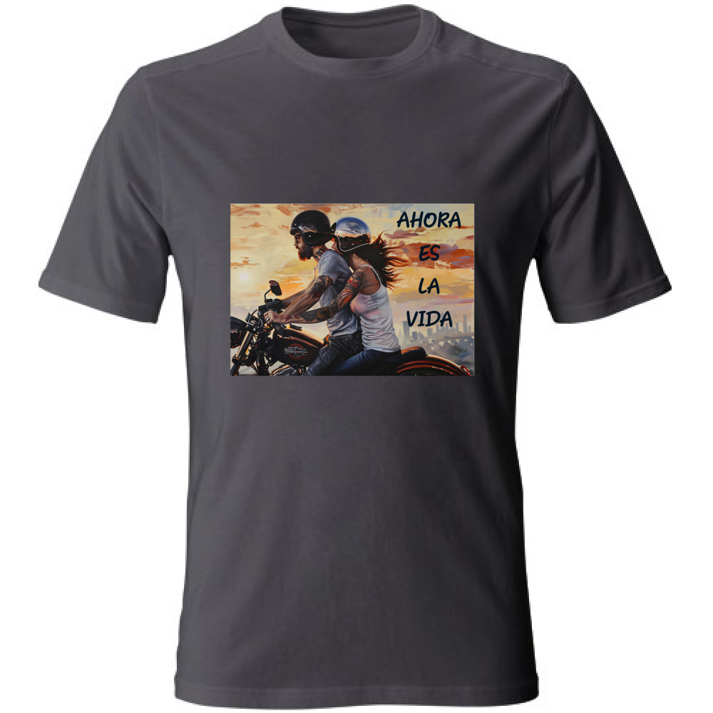 T-Shirt Unisex Maglietta in Cotone - Ahora Es La Vida - (R.C. Garcia)
