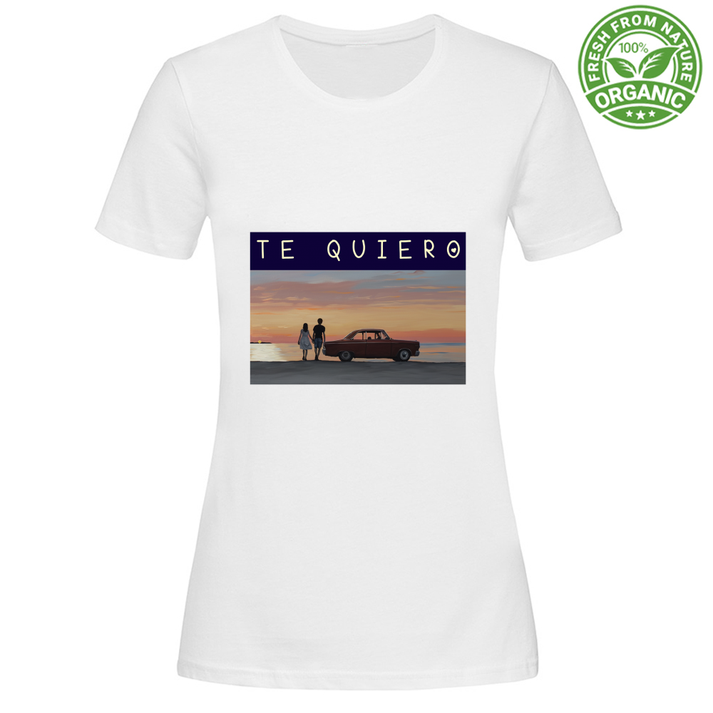 T-Shirt Woman Organic Maglietta Femminile in Cotone Organico - Te Quiero
