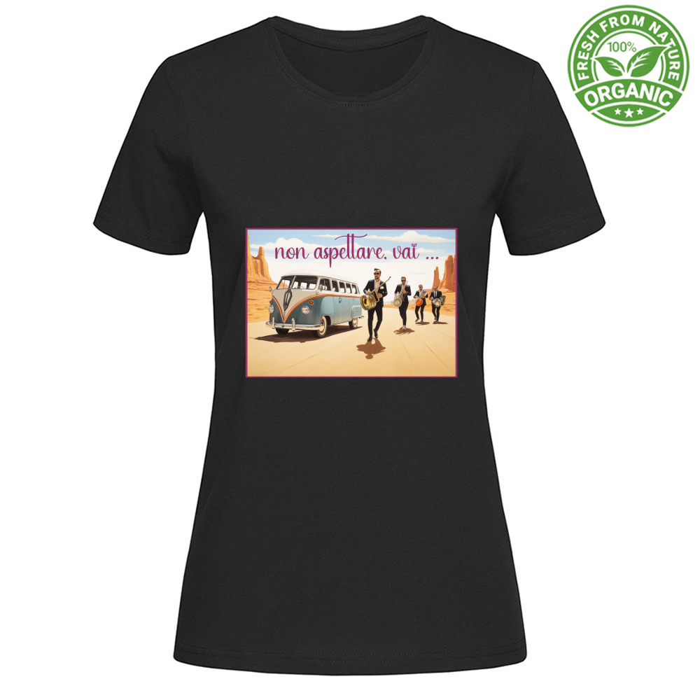 T-Shirt Woman Organic Maglietta Femminile in Cotone Organico - Non Aspet