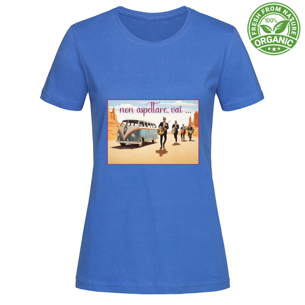 T-Shirt Woman Organic Maglietta Femminile in Cotone Organico - Non Aspet