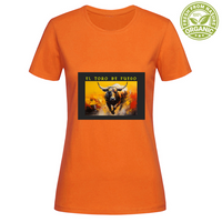 T-Shirt Woman Organic Maglietta Femminile in Cotone Organico - El toro d