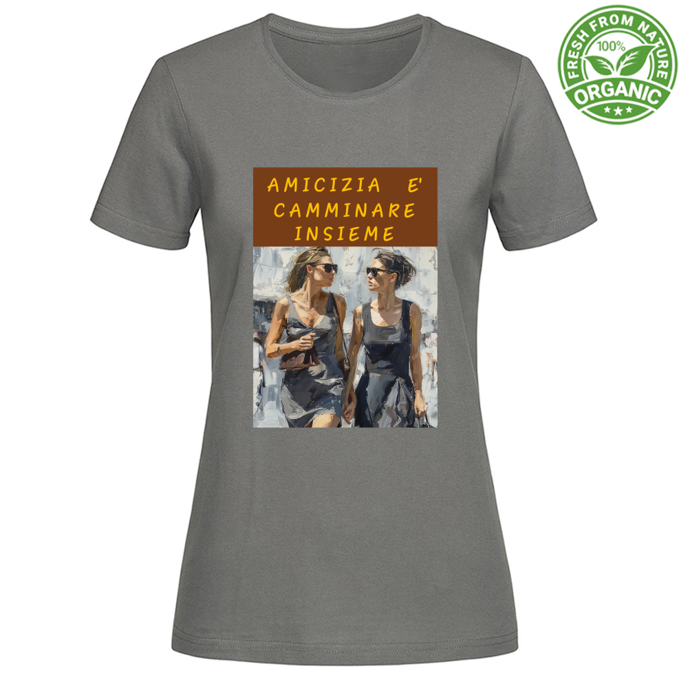 Women's Organic Cotton T-Shirt - Friendship
