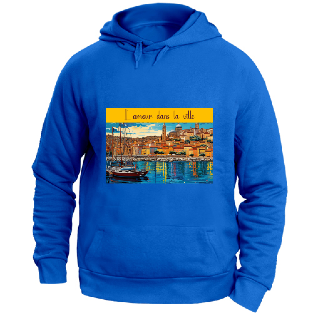 Felpa Unisex con Cappuccio Felpa Unisex - L Amour - (R.C. Garcia)