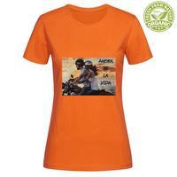 T-Shirt Woman Organic Maglietta Femminile in Cotone Organico - Ahora - (