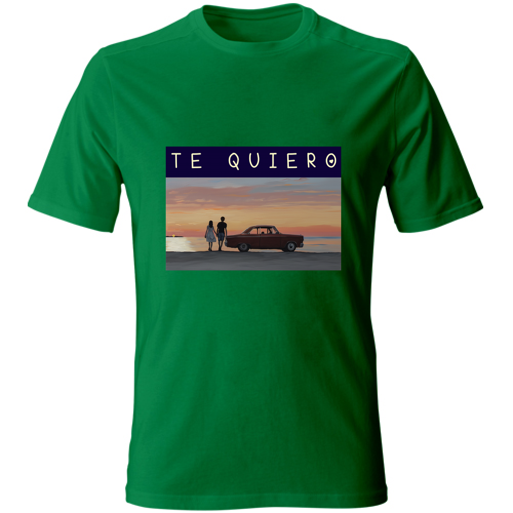 T-Shirt Unisex Maglietta in Cotone - Te Quiero - (R.C. Garcia)