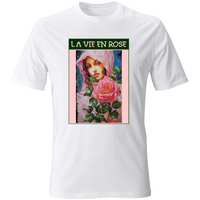 Unisex Cotton T-Shirt - La Vie En Rose - (RC Garcia)