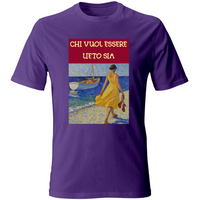 T-Shirt Unisex Maglietta in Cotone - Chi Vuol Esser Lieto Sia - (R. C. Garcia)