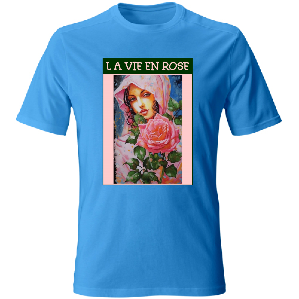 Unisex Cotton T-Shirt - La Vie En Rose - (RC Garcia)