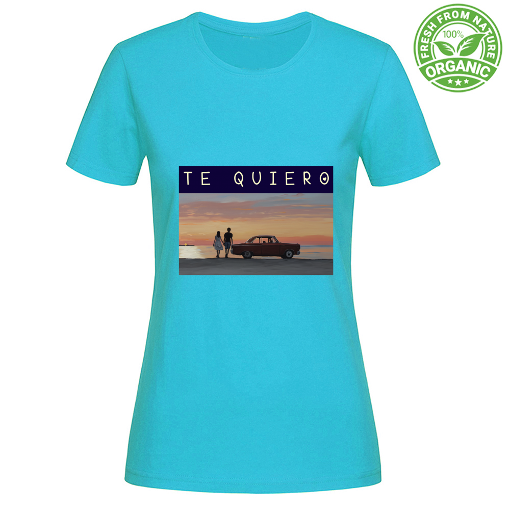 T-Shirt Woman Organic Maglietta Femminile in Cotone Organico - Te Quiero