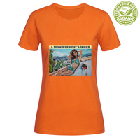 T-Shirt Woman Organic Maglietta Femminile in Cotone Organico - Midsummer