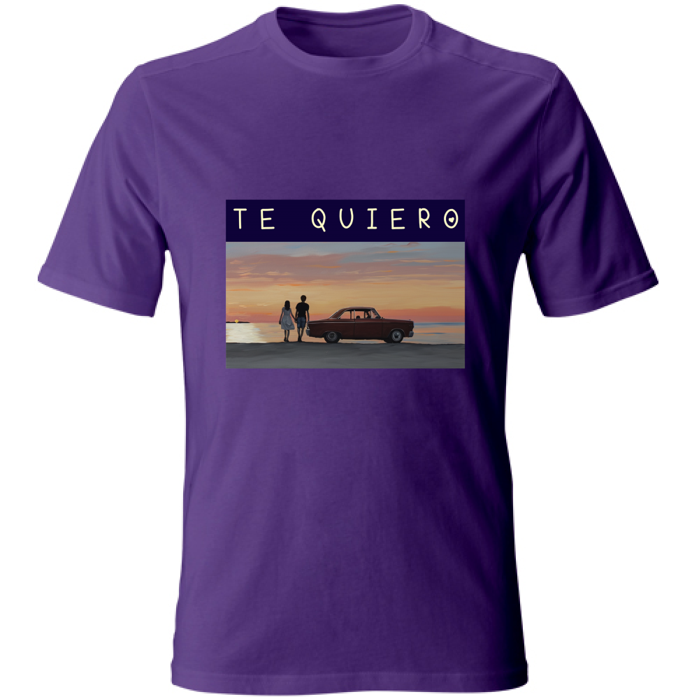 T-Shirt Unisex Maglietta in Cotone - Te Quiero - (R.C. Garcia)