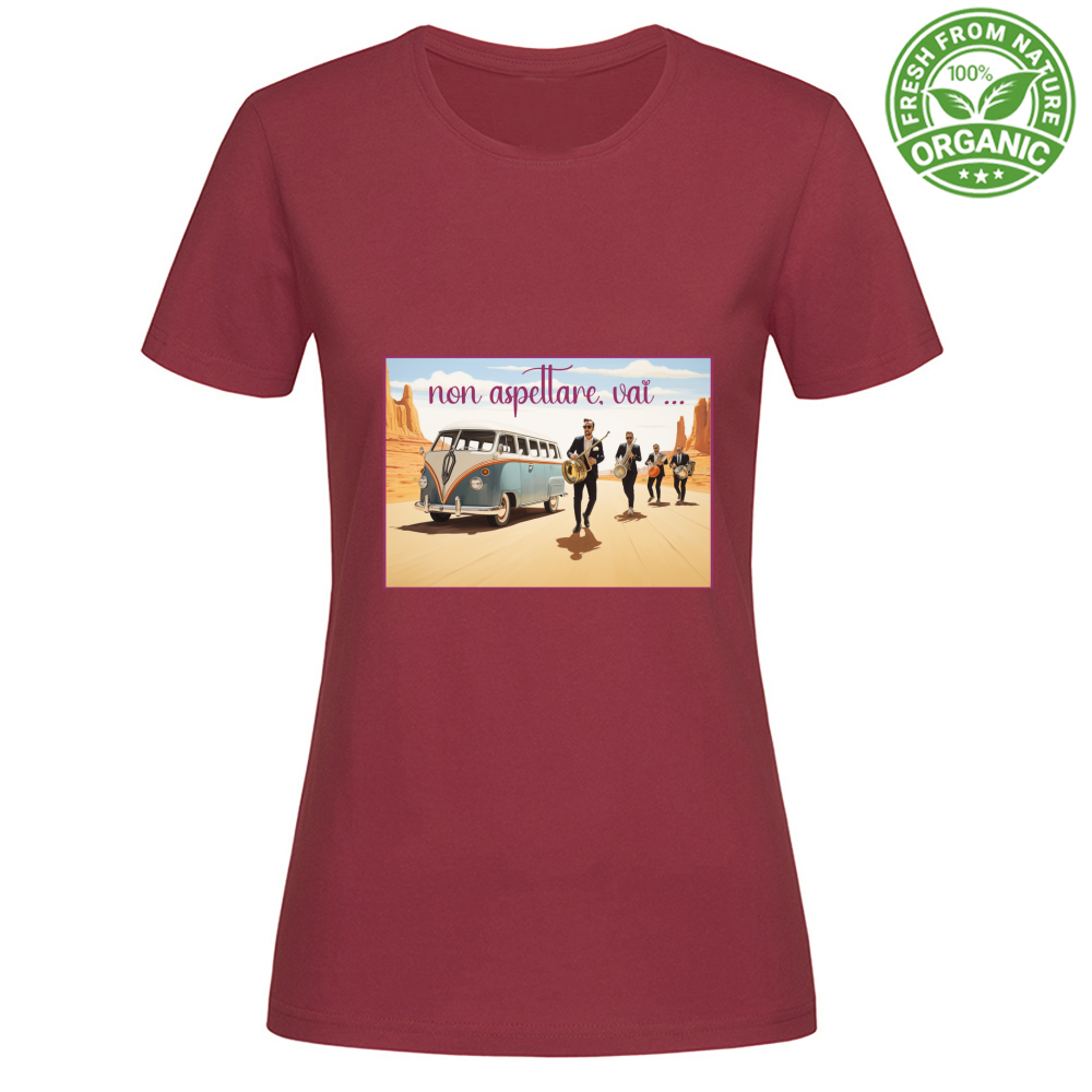 T-Shirt Woman Organic Maglietta Femminile in Cotone Organico - Non Aspet