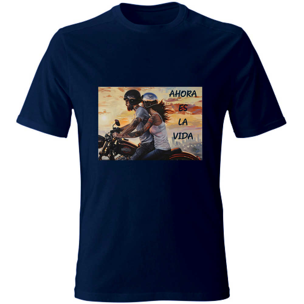 T-Shirt Unisex Maglietta in Cotone - Ahora Es La Vida - (R.C. Garcia)
