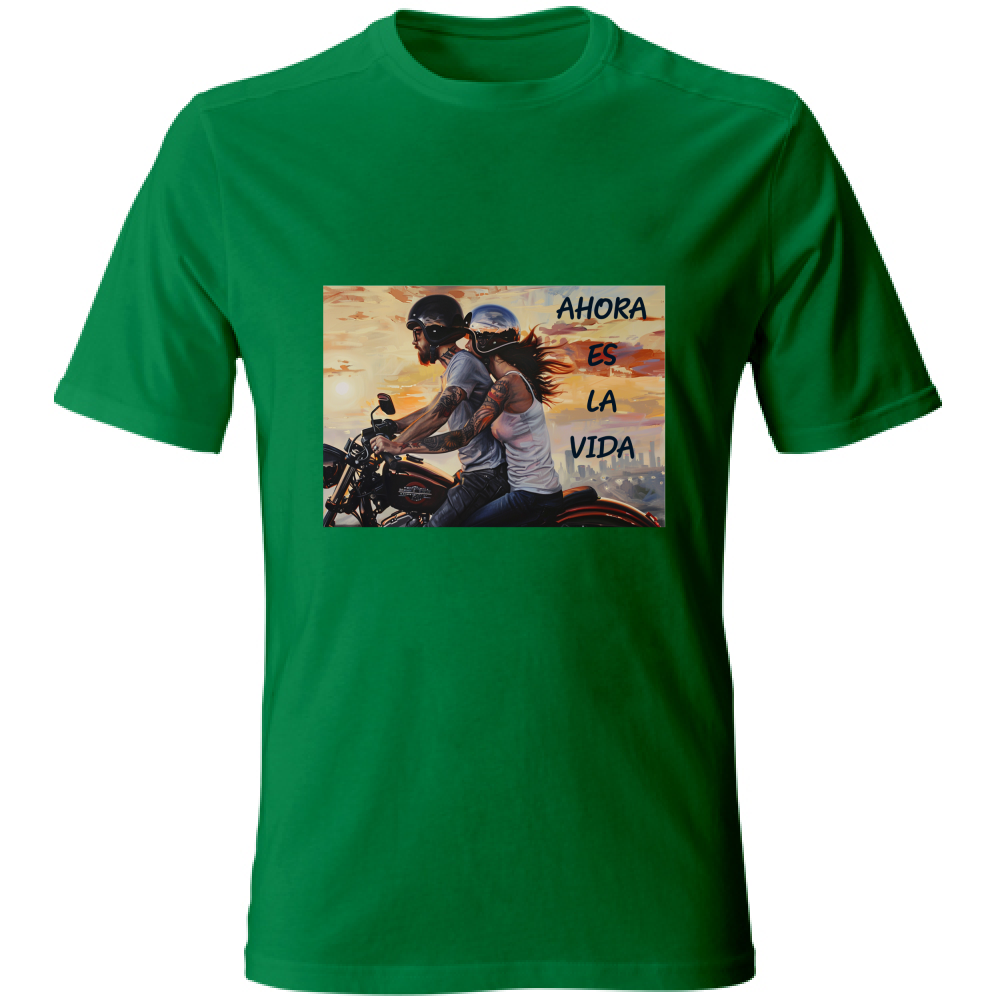 T-Shirt Unisex Maglietta in Cotone - Ahora Es La Vida - (R.C. Garcia)