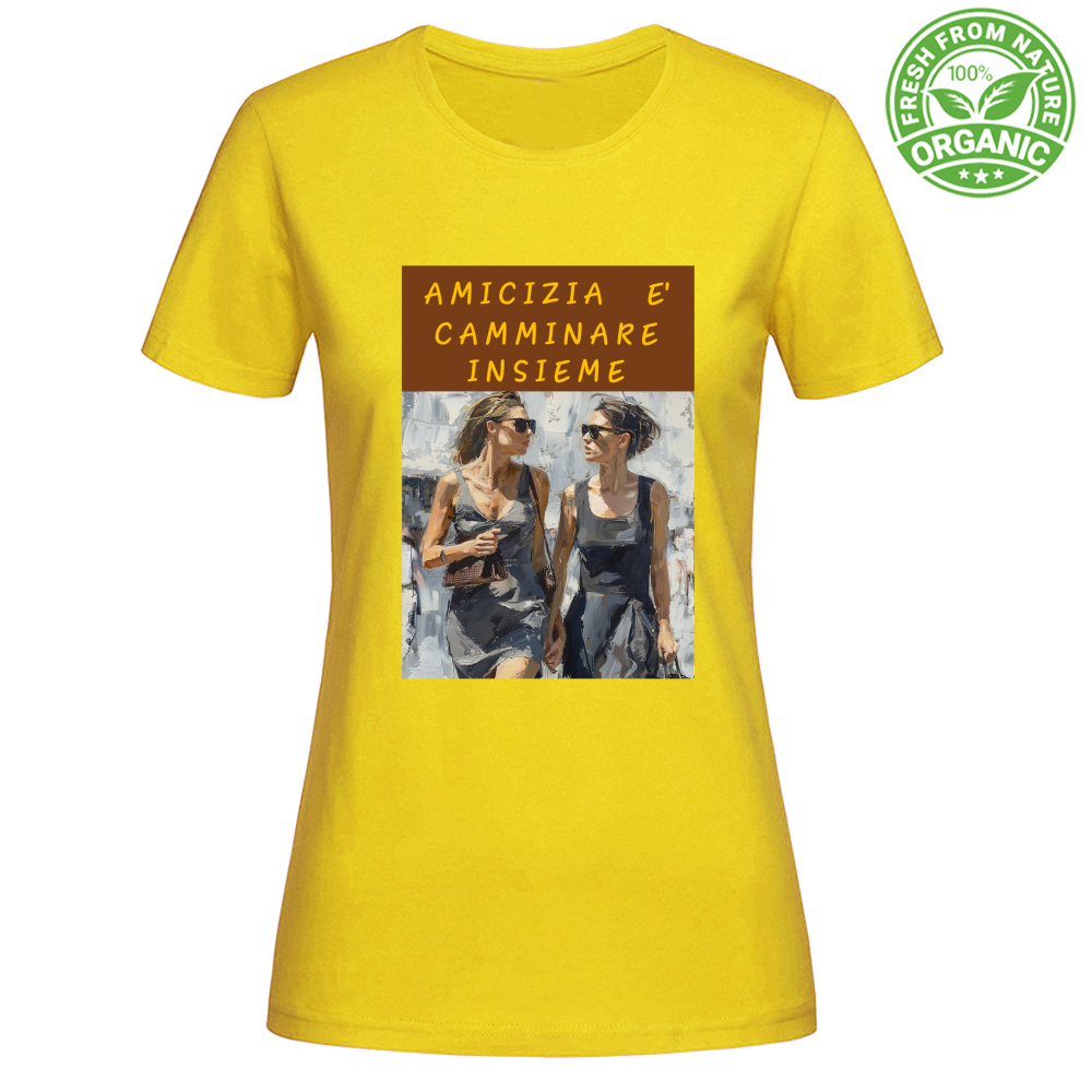 Women's Organic Cotton T-Shirt - Friendship