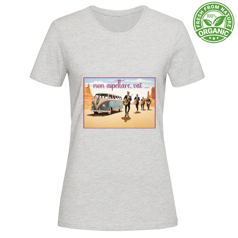 T-Shirt Woman Organic Maglietta Femminile in Cotone Organico - Non Aspet