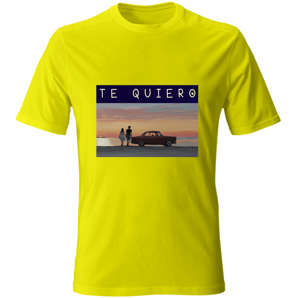 T-Shirt Unisex Maglietta in Cotone - Te Quiero - (R.C. Garcia)