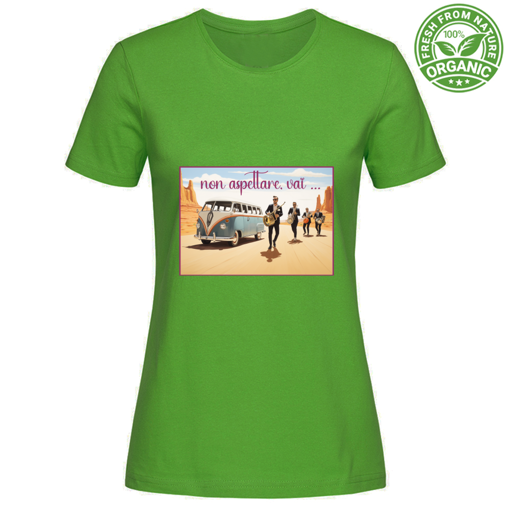 T-Shirt Woman Organic Maglietta Femminile in Cotone Organico - Non Aspet