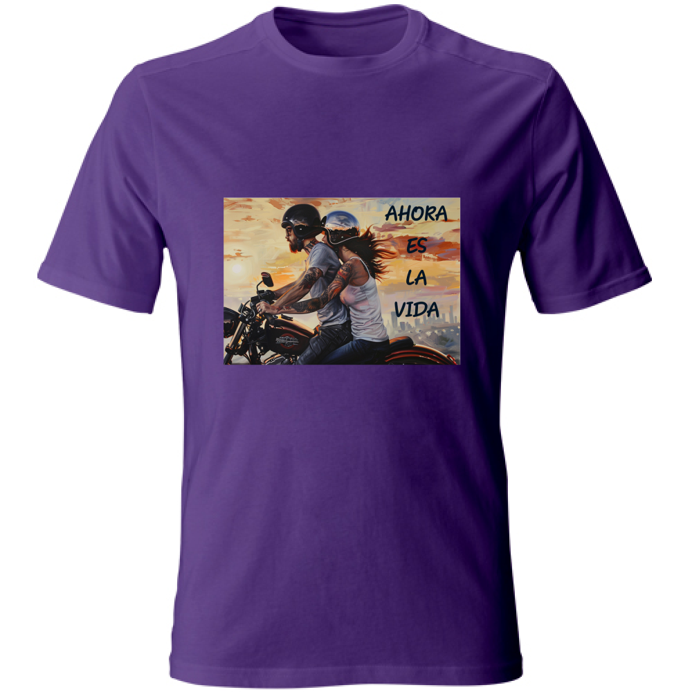 T-Shirt Unisex Maglietta in Cotone - Ahora Es La Vida - (R.C. Garcia)