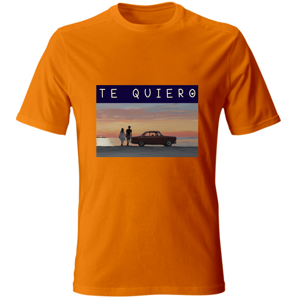 T-Shirt Unisex Maglietta in Cotone - Te Quiero - (R.C. Garcia)