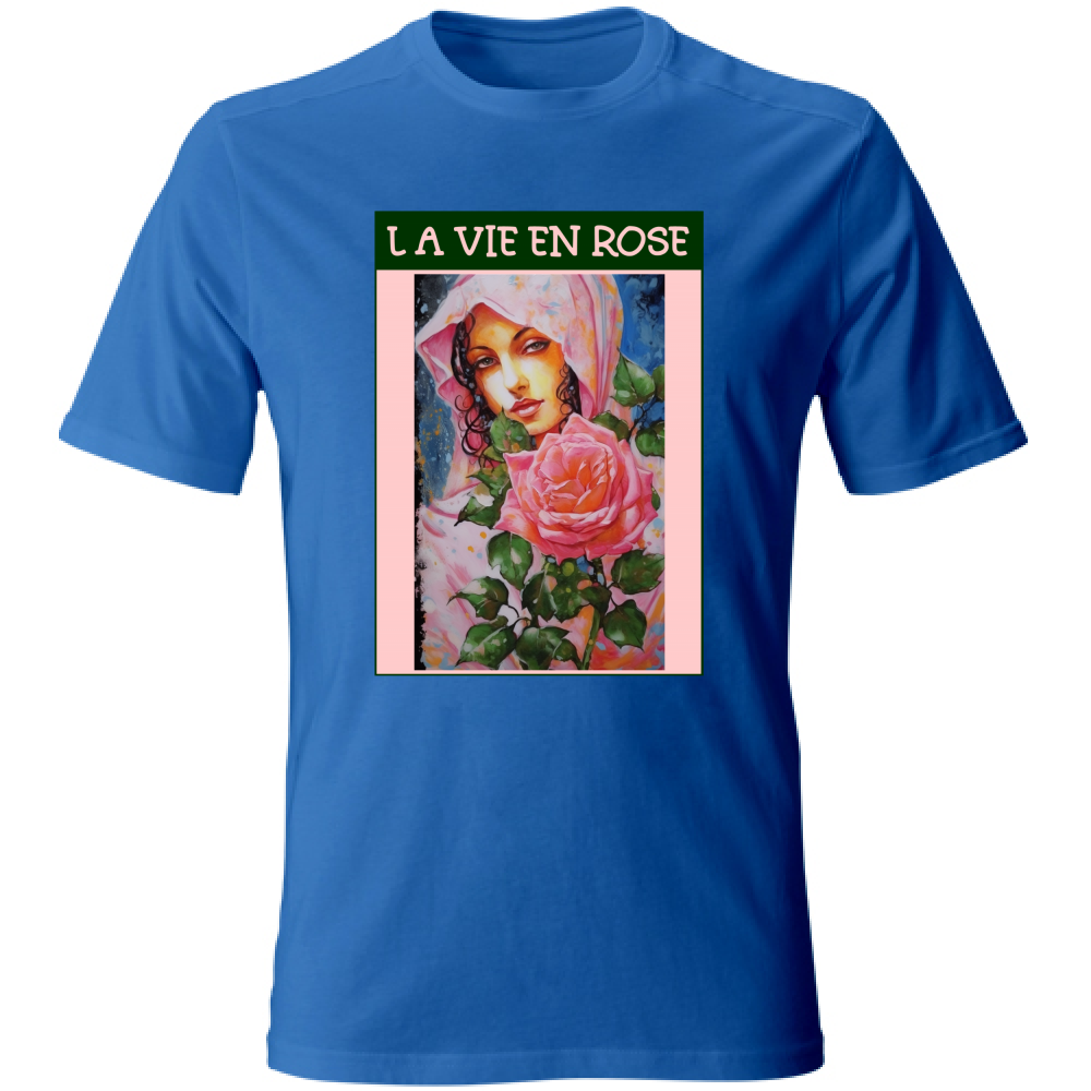 Unisex Cotton T-Shirt - La Vie En Rose - (RC Garcia)