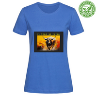 T-Shirt Woman Organic Maglietta Femminile in Cotone Organico - El toro d
