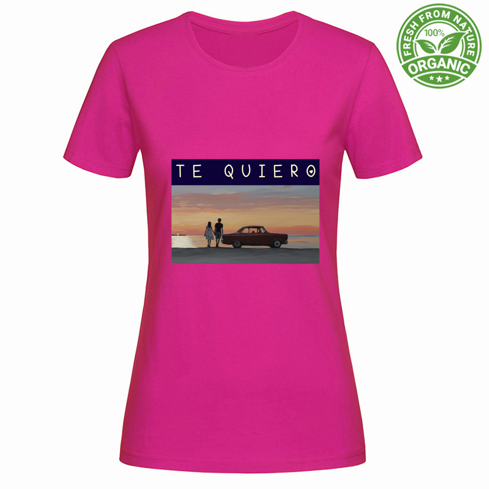 T-Shirt Woman Organic Maglietta Femminile in Cotone Organico - Te Quiero