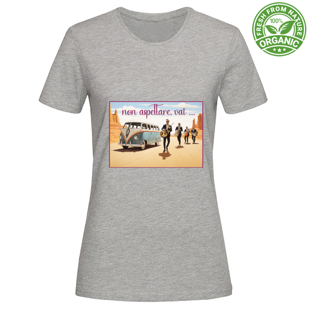 T-Shirt Woman Organic Maglietta Femminile in Cotone Organico - Non Aspet