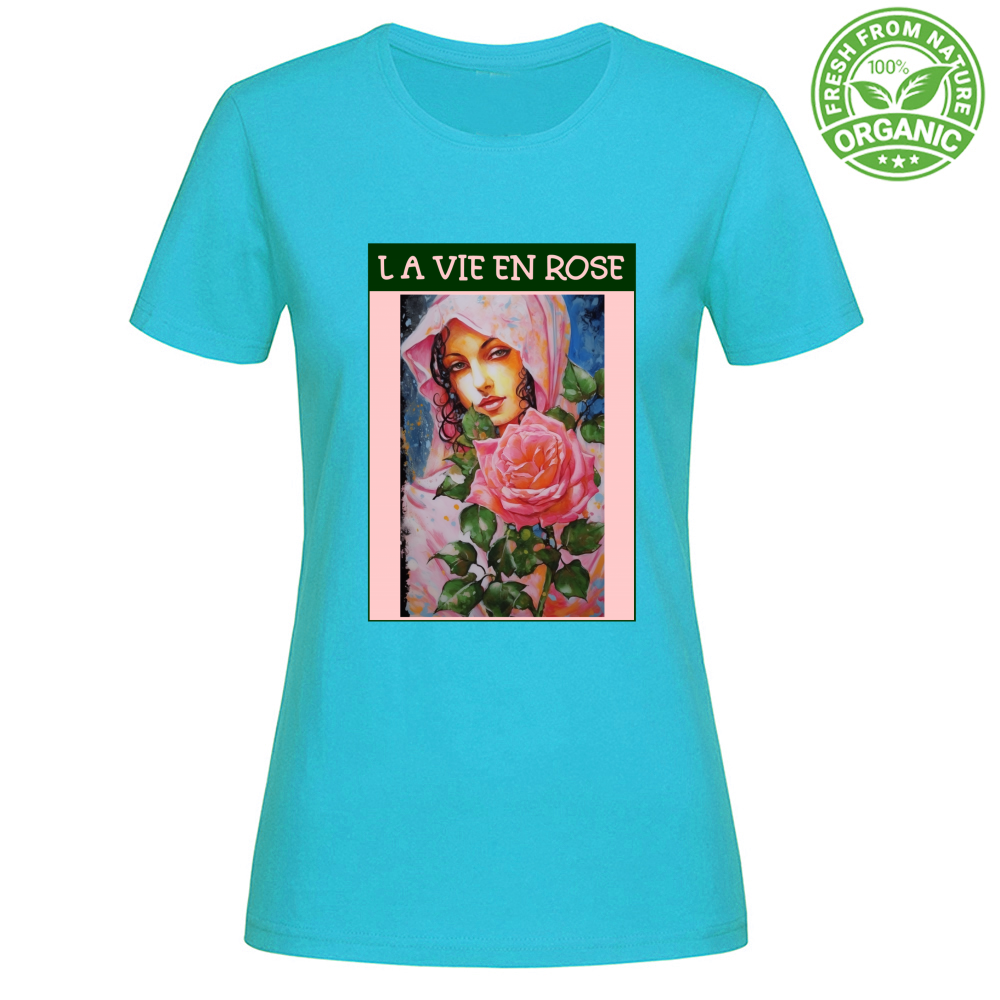 T-Shirt Woman Organic Maglietta Femminile in Cotone Organico - La Vie En