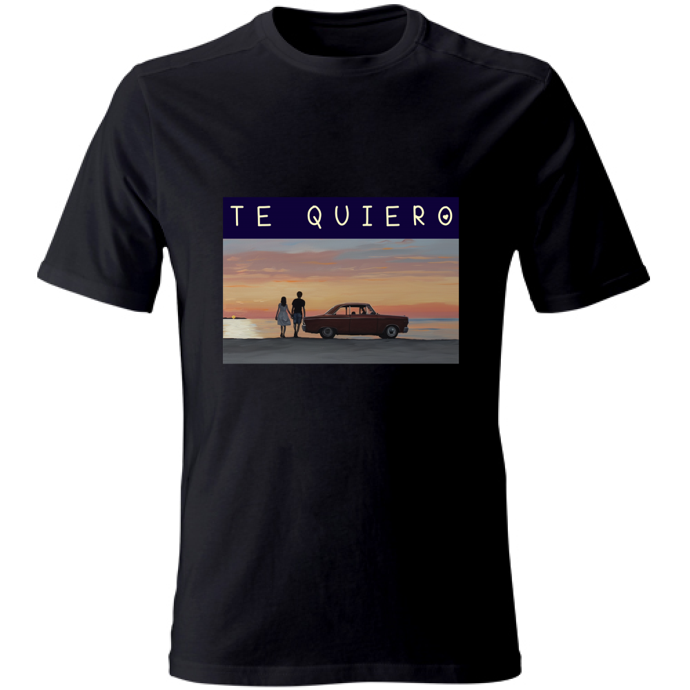 T-Shirt Unisex Maglietta in Cotone - Te Quiero - (R.C. Garcia)