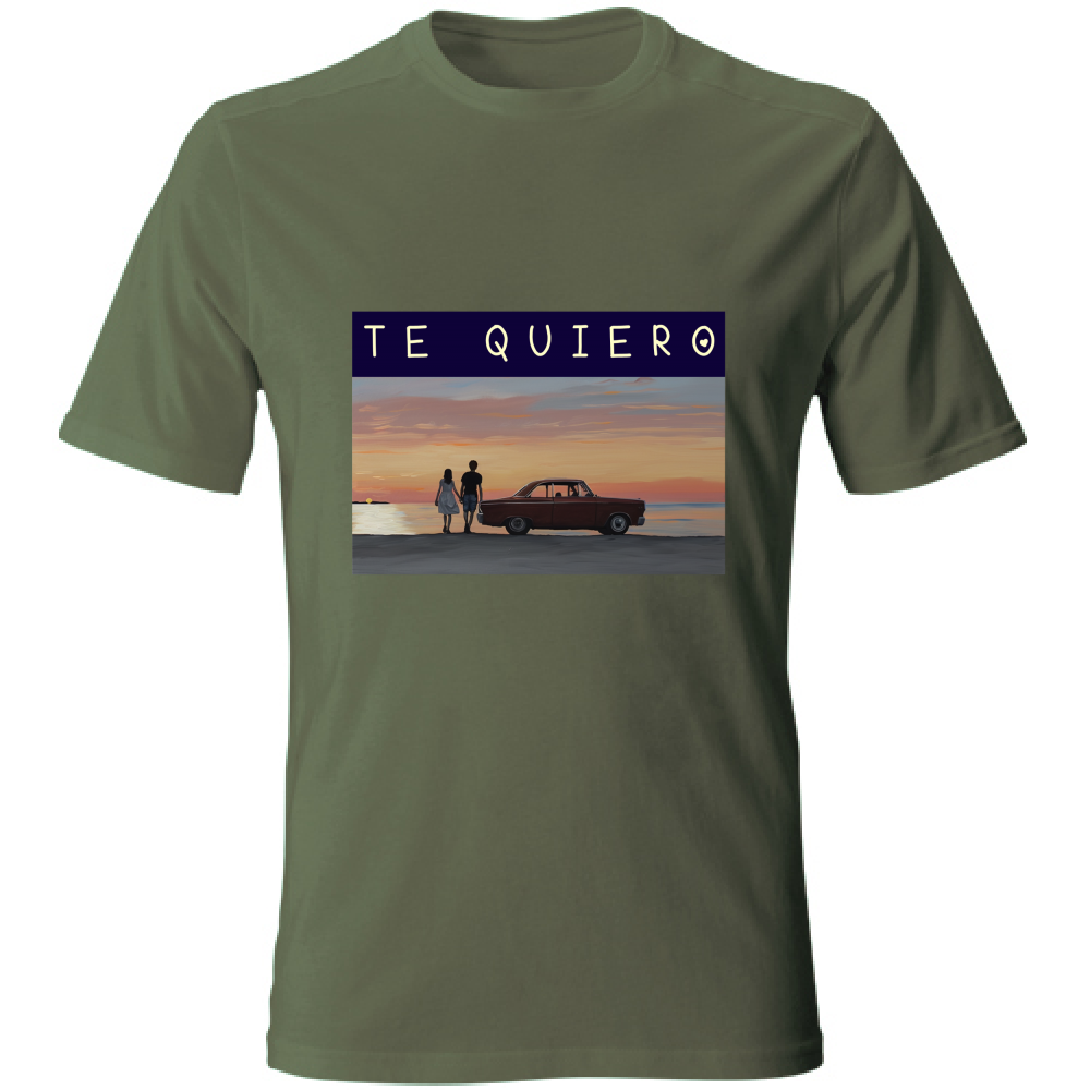 T-Shirt Unisex Maglietta in Cotone - Te Quiero - (R.C. Garcia)