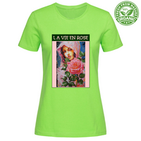 T-Shirt Woman Organic Maglietta Femminile in Cotone Organico - La Vie En