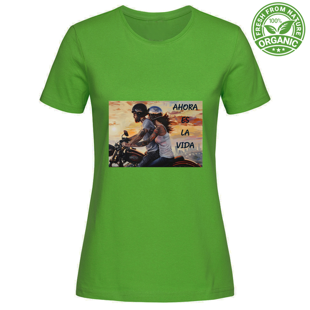 T-Shirt Woman Organic Maglietta Femminile in Cotone Organico - Ahora - (