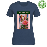 T-Shirt Woman Organic Maglietta Femminile in Cotone Organico - La Vie En