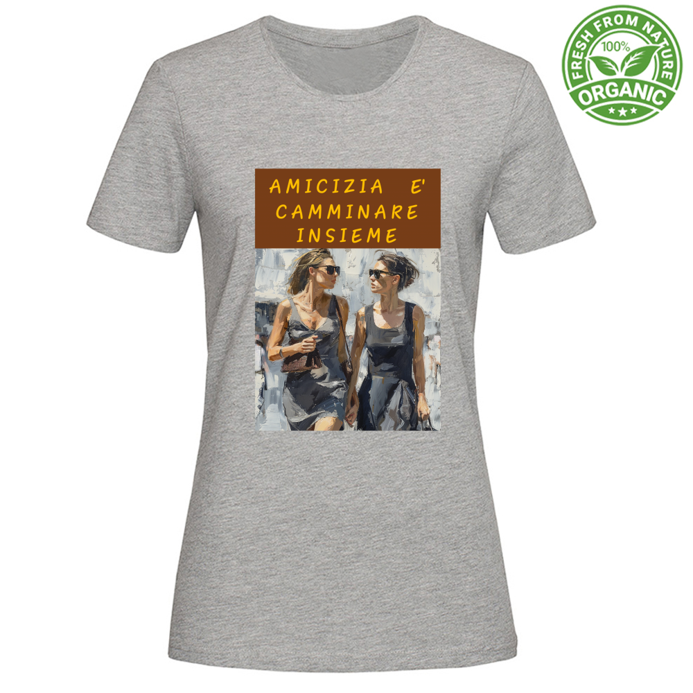 Women's Organic Cotton T-Shirt - Friendship