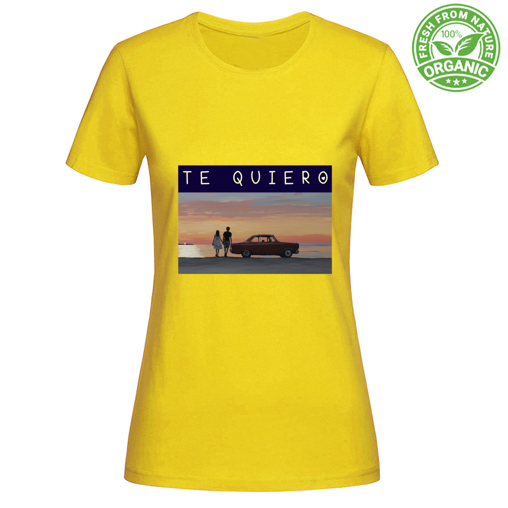 T-Shirt Woman Organic Maglietta Femminile in Cotone Organico - Te Quiero