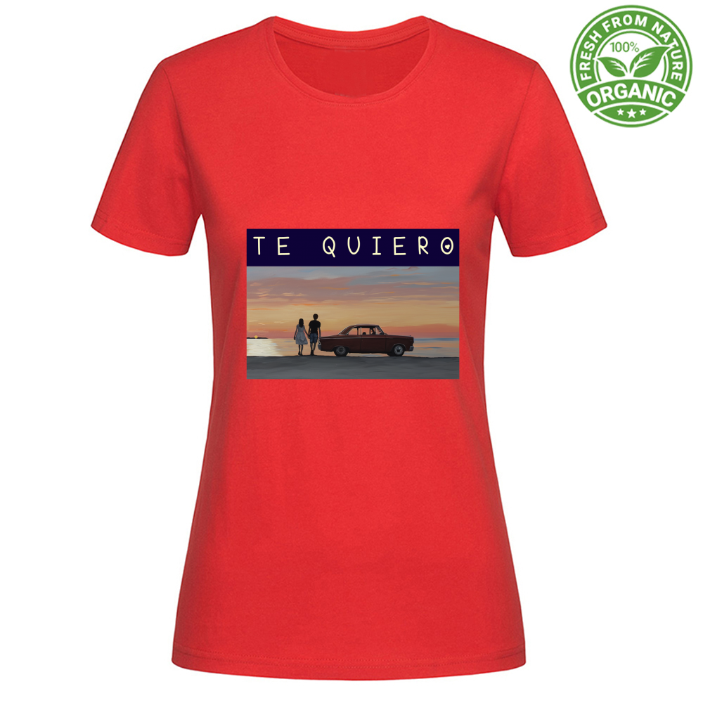 T-Shirt Woman Organic Maglietta Femminile in Cotone Organico - Te Quiero