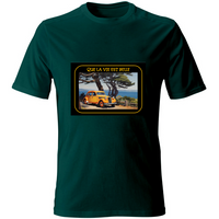 T-Shirt Unisex Maglietta in Cotone - Que La Vie Est Belle - (R.C Garcia)