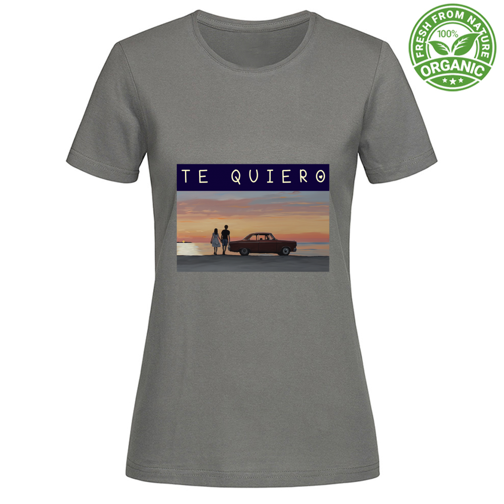 T-Shirt Woman Organic Maglietta Femminile in Cotone Organico - Te Quiero