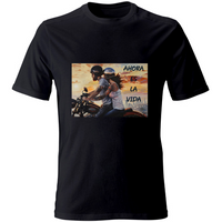 T-Shirt Unisex Maglietta in Cotone - Ahora Es La Vida - (R.C. Garcia)