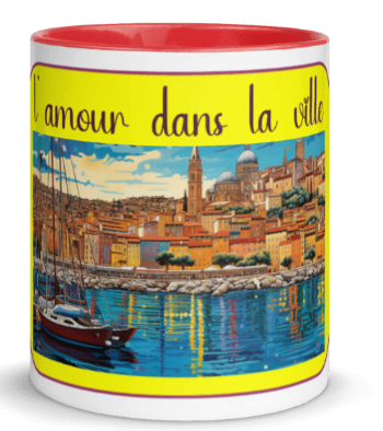 White mug designed by artist Raul Carrasco Garcia