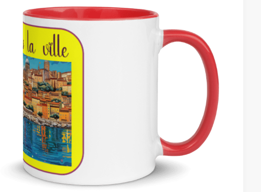 White mug designed by artist Raul Carrasco Garcia