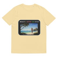 Maglietta in cotone organico unisex disegnata dall'artista Raul Carrasco Garcia