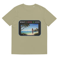 Maglietta in cotone organico unisex disegnata dall'artista Raul Carrasco Garcia