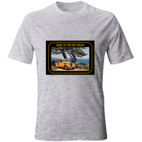 T-Shirt Unisex Maglietta in Cotone - Que La Vie Est Belle - (R.C Garcia)