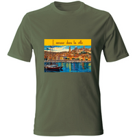 T-Shirt Unisex Maglietta in Cotone - L' Amour Dans La Ville - (R. C. Garcia)