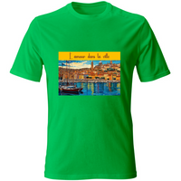 T-Shirt Unisex Maglietta in Cotone - L' Amour Dans La Ville - (R. C. Garcia)
