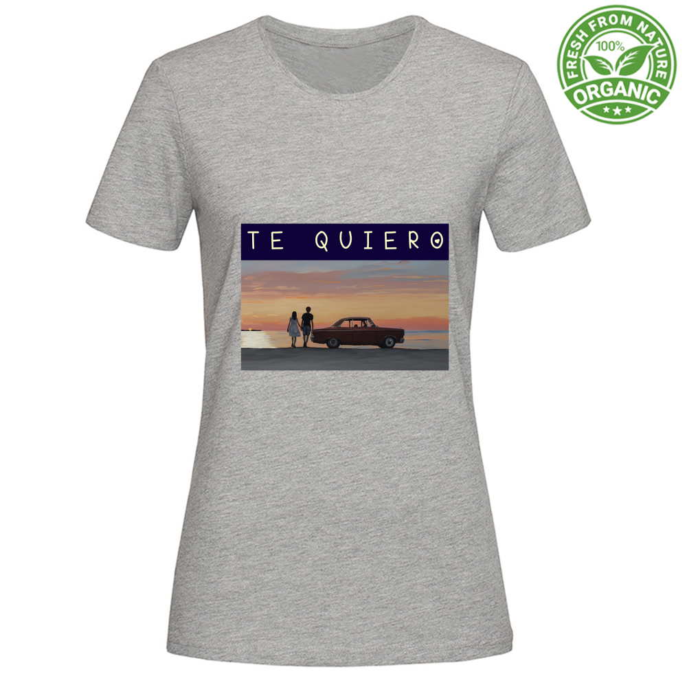 T-Shirt Woman Organic Maglietta Femminile in Cotone Organico - Te Quiero
