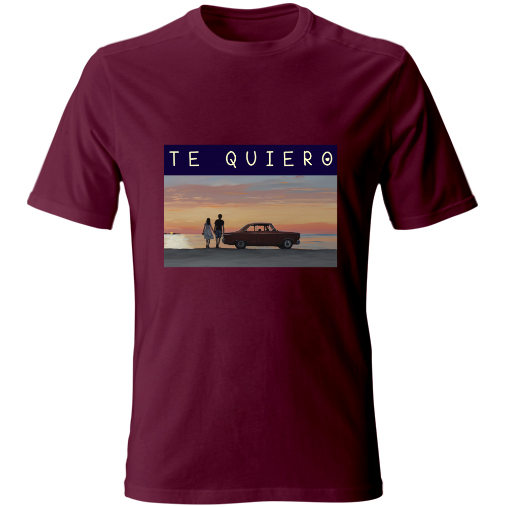 T-Shirt Unisex Maglietta in Cotone - Te Quiero - (R.C. Garcia)