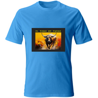 T-Shirt Unisex Maglietta in Cotone - El toro de Fuego - (R. C. Garcia)